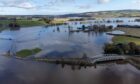 Aberdeenshire could see more flooding after a yellow warning for rain has been issued for the next three days. Image:
Storm Babet - Drone images of Kintore fields flooded.
Sunday, October 22nd, 2023, Image: Kenny Elrick/DC Thomson