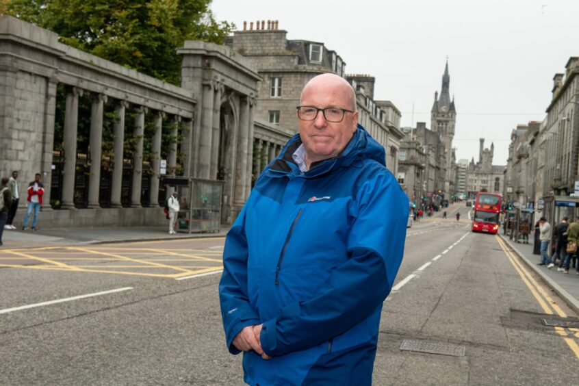 Our Union Street chief Bob Keiller, who is unveiling his plans to repopulate Aberdeen's Union Street, and fill the empty shops.