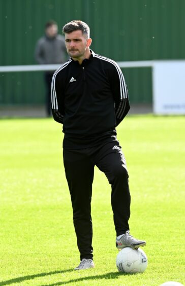 Dean Donaldson , who became the new manager of Inverurie Locos last month.