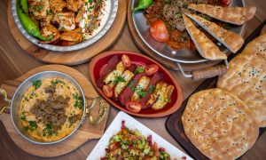 The line-up of dishes my friend Lauren and I enjoyed at Laila Turkish Cuisine. Image: Kath Flannery/DC Thomson