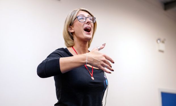 The Sweet Adelines' director Sophie Radcliffe first sang with the group at 14. Image: Kath Flannery/DC Thomson