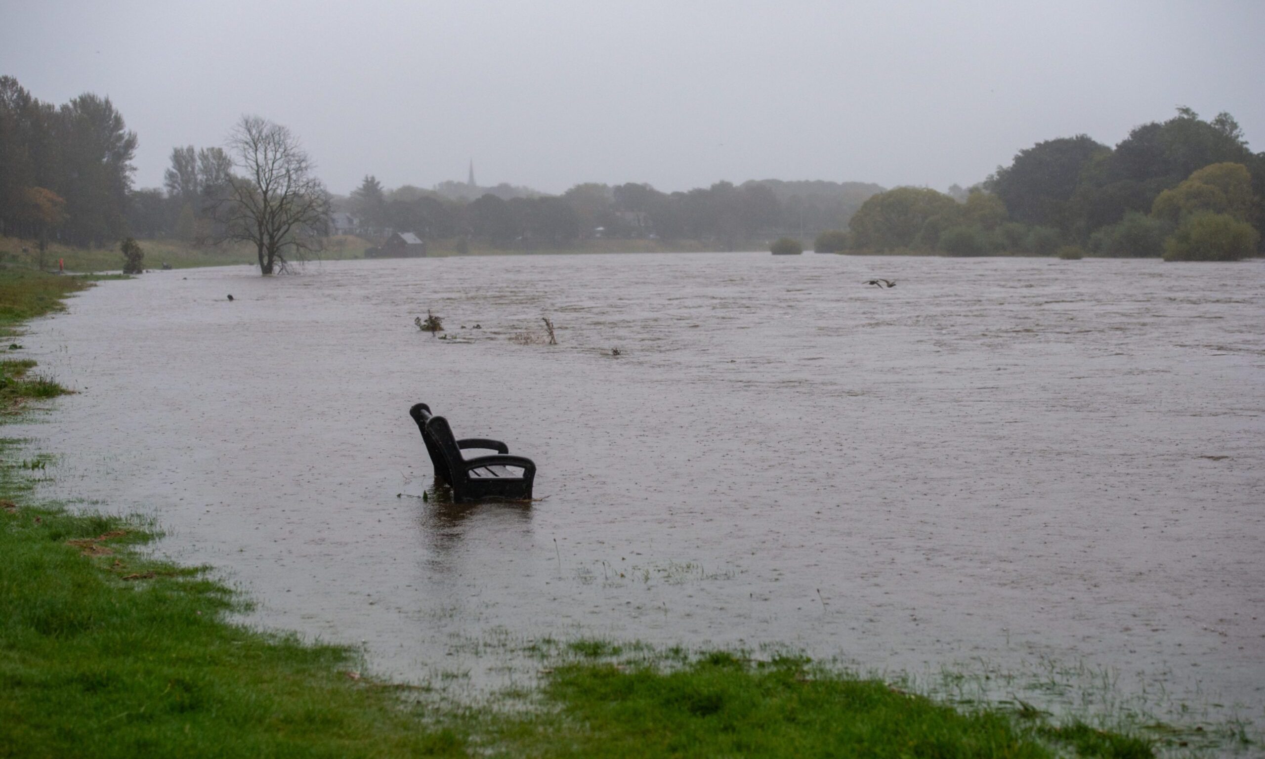 River Dee flooding.