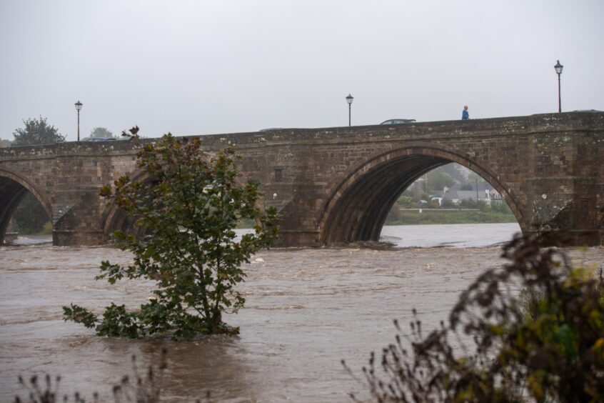 High water at the River Dee.