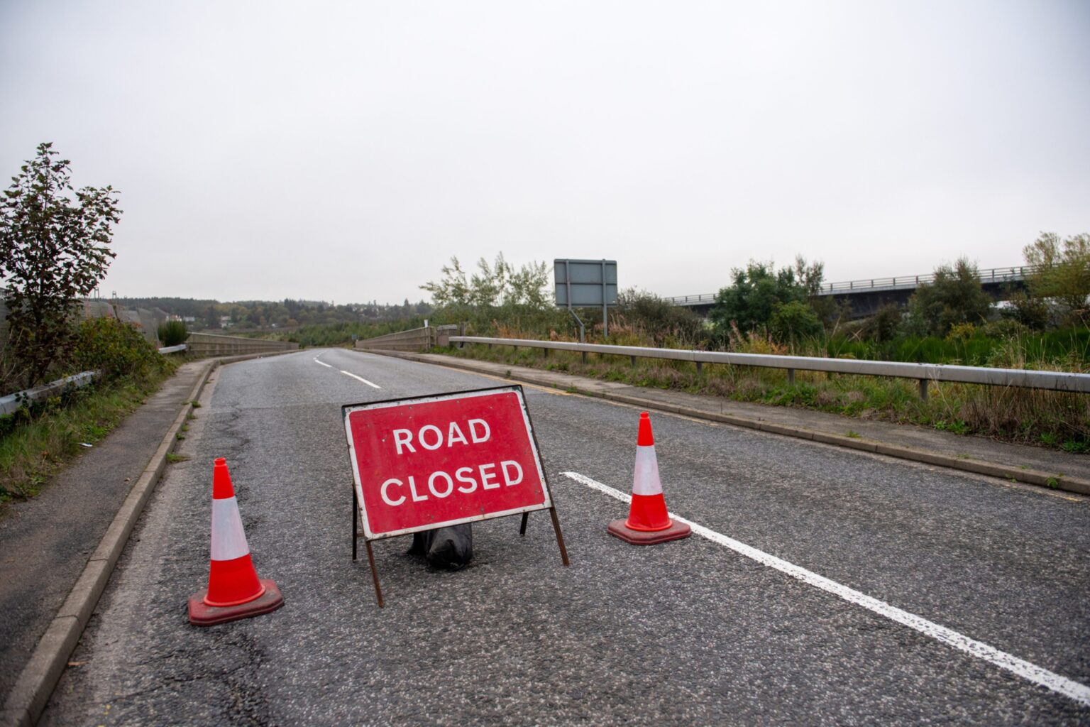 Milltimber Brae remains closed after River Dee burst its banks
