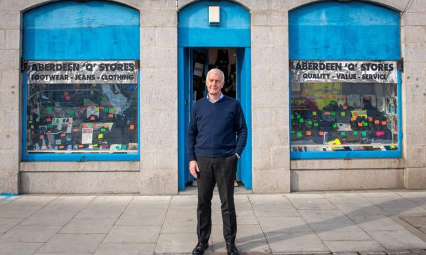 Doug Kerr is closing his business Aberdeen Q Stores after 60 years. Image: Kath Flannery/DC Thomson