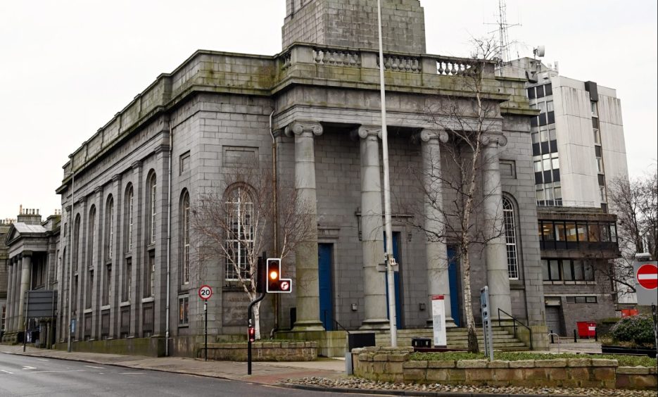 Exterior of the Arts Centre in Aberdeen.