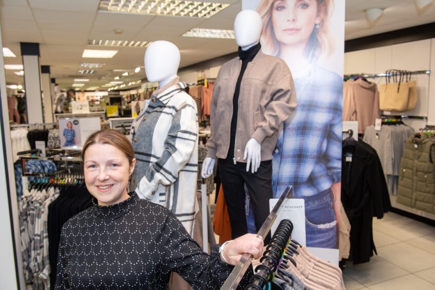 Assistant manager Emma McCann in the store.