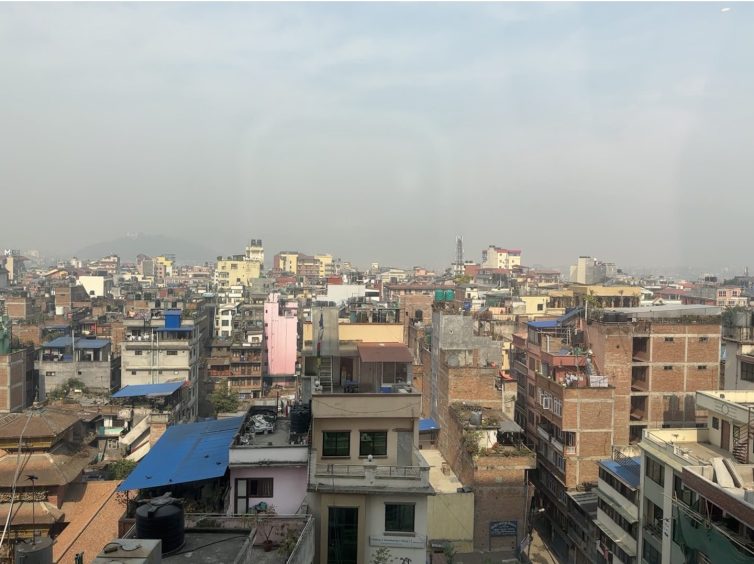 The Kathmandu skyline