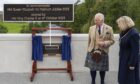 The wrong date was put on the commemorative plaque unveiled by King Charles on the Gairnshiel Jubilee Bridge.