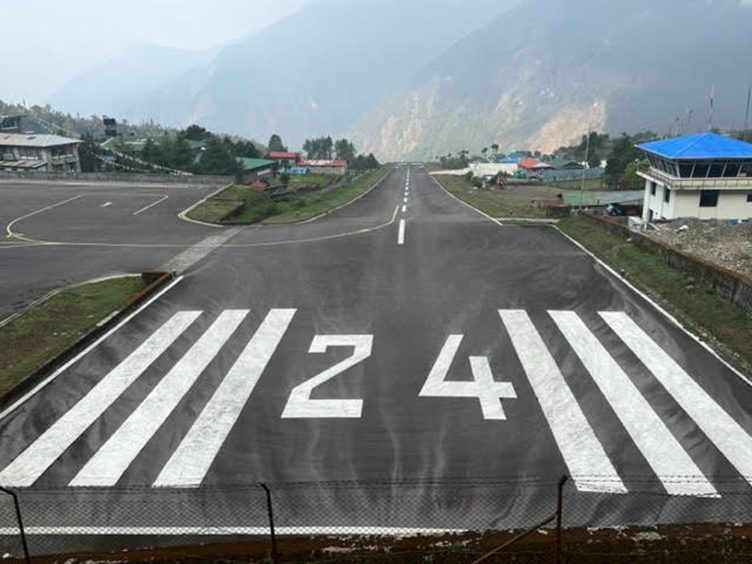 A picture of Luckla airport