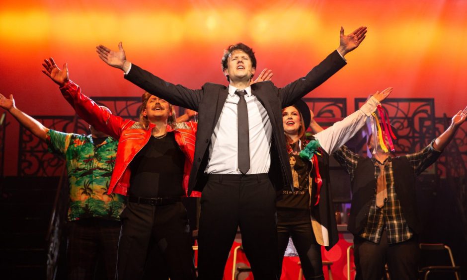 Inverness Musical Theatre's The Wedding Singer. Image: Brodie Young