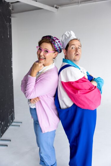 Jane McCarry and Ross Allan star in costume for Misty's Magical Adventure which will be in Aberdeen and Inverness