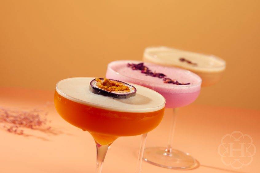 Passion Fruit & Vanilla Martini from Heavenly Desserts