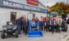 McLaren Tractors staff pictured ahead of the open day to celebrate the anniversary.