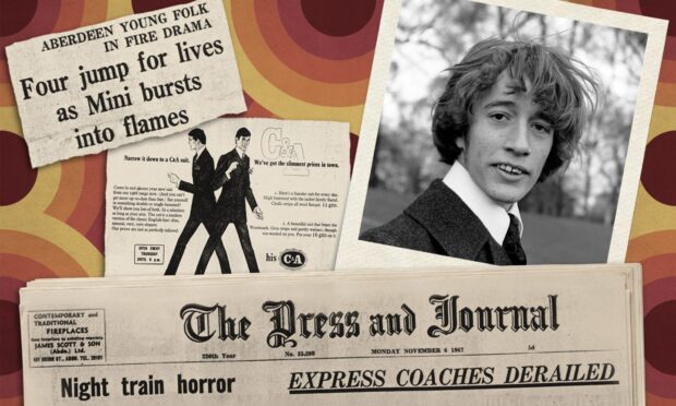 To go with story by Susy Macaulay. Featured image for OTD 1967 PT. Robin Gibb via Shutterstock Picture shows; Featured image for OTD 1967 PT. Robin Gibb via Shutterstock. n/a. Supplied by DCT Design/Shutterstock Date; 31/10/2023