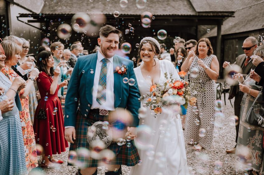 Another picture from a wedding captured by photographer Calum Riddell, who has been shortlisted for Outstanding Wedding Photographer of the Year.