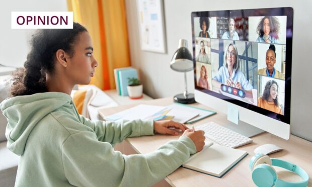When learning went online as a result of Covid lockdowns, not every student had a good working environment at home (Image: Ground Picture/Shutterstock)