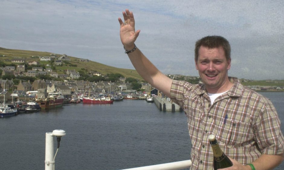 Big Brother winner Cameron Stout returning to Orkney. Image: Ken Amer