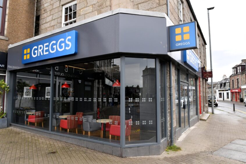 The Inverurie Greggs branch