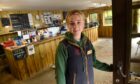 Millie Grant of the Rothiemurchus Fishing which has suffered extensive damage to the ponds, road and shop. Sandy McCook/DC Thomson