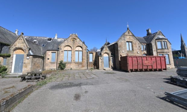 Park Primary school in Invergordon which was hit by a devastating series of fires was one of the schools earmarked for replacement. Image Sandy McCook/DC Thomson