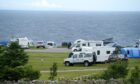 Not every motorhome which visits the Highlands ends up in a campsite like this one in Durness. Image: Sandy McCook/DC Thomson