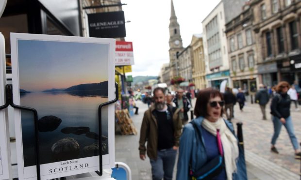 Inverness is busy with tourists in the summer but what happens when they leave? Image Sandy McCook?DC Thomson