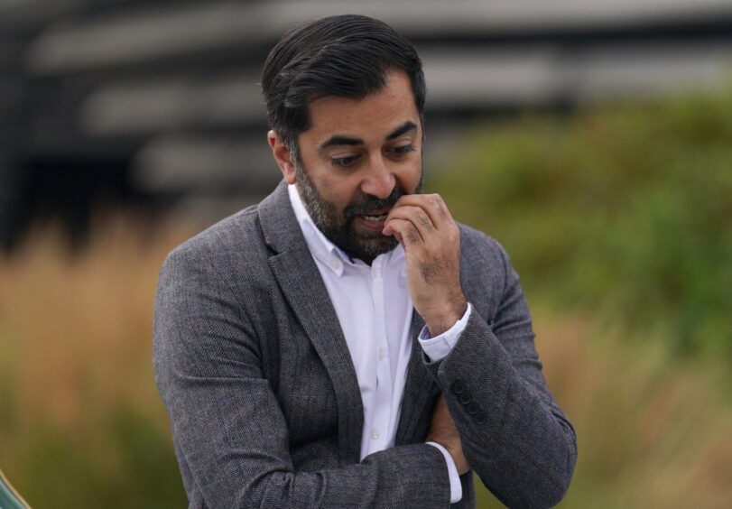 The SNP leader, First Minister Humza Yousaf, who could face pressure to suspend Kairin van Sweeden after her comments at the Aberdeen City Council meeting. 