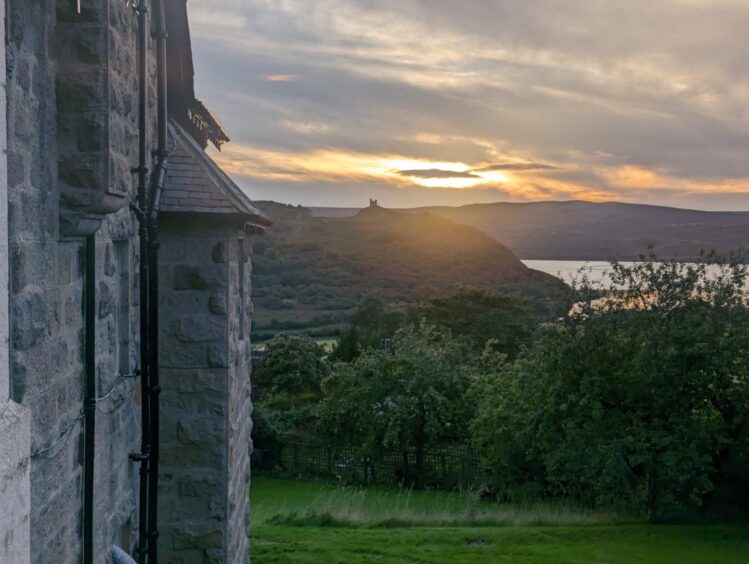 The view of the castle from the Varrich restaurant at Tongue Hotel. Image: Alastair Gossip/DC Thomson