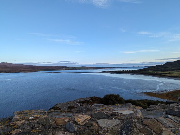 View of the Kyle of Tongue from the viewing platform at Castle Varrich, a short walk from Tongue Hotel. Image: Alastair Gossip/DC Thomson