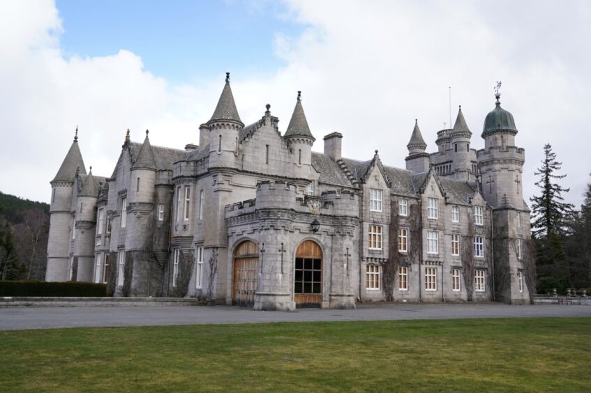 Exterior of Balmoral Castle.