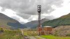 The EE 4G mast at Rest and be Thankful is similar to the one due to be placed at the Invercauld Estate. Image: EE