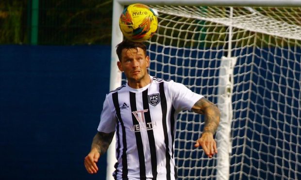 Fraserburgh defender Ryan Cowie is looking forward to their game against Formartine United at Bellslea. Picture courtesy of Barry Walker
