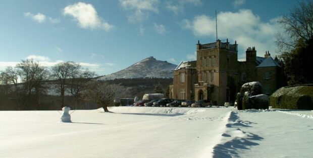 Pittodire House in the snow