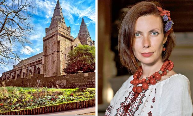 Svitlana Iniakoviene is hosting a charity concert in St Machar's Cathedral