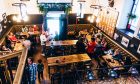 Inside The Exchange bar and restaurant in Old Aberdeen