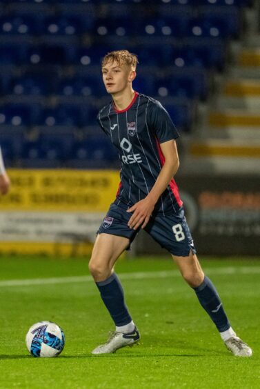 Jamie Williamson in action for Ross County
