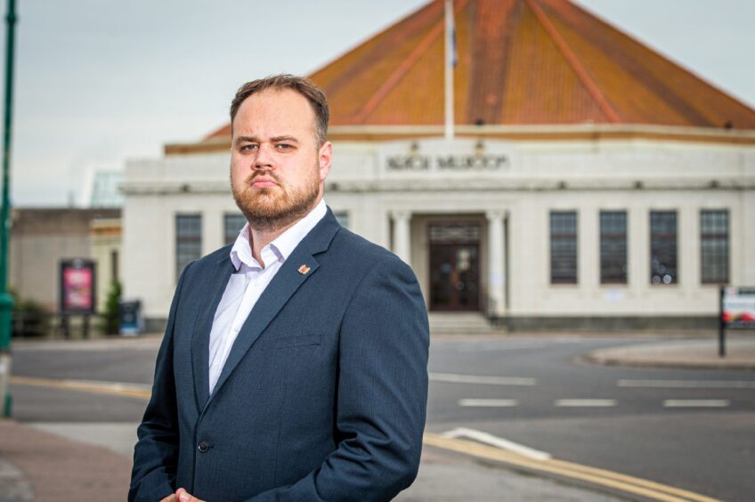 Aberdeen council finance convener Alex McLellan is keen to hear public thoughts ahead of balancing the budget in March. Image: Wullie Marr/DC Thomson