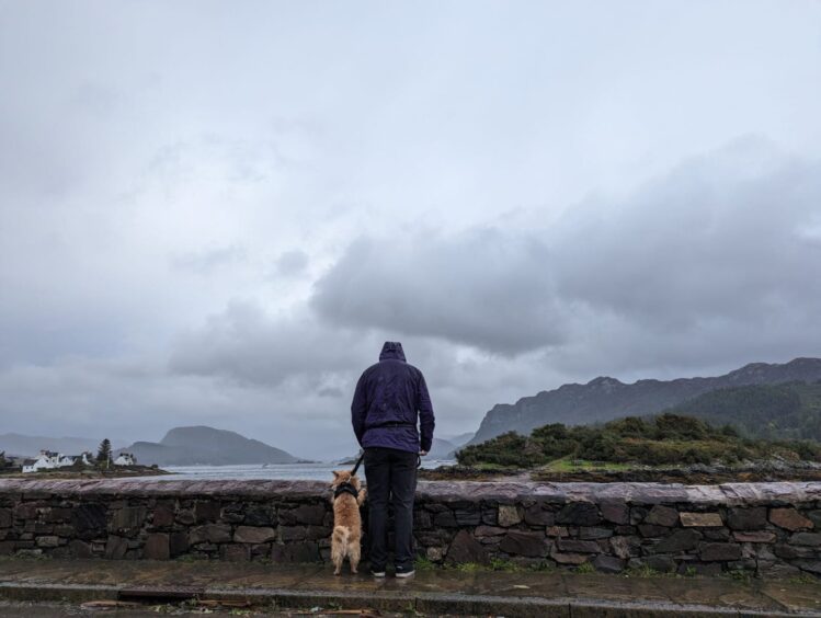 "It's not getting any better, boy." The moody sky above Plockton. Image: Alastair Gossip/DC Thomson