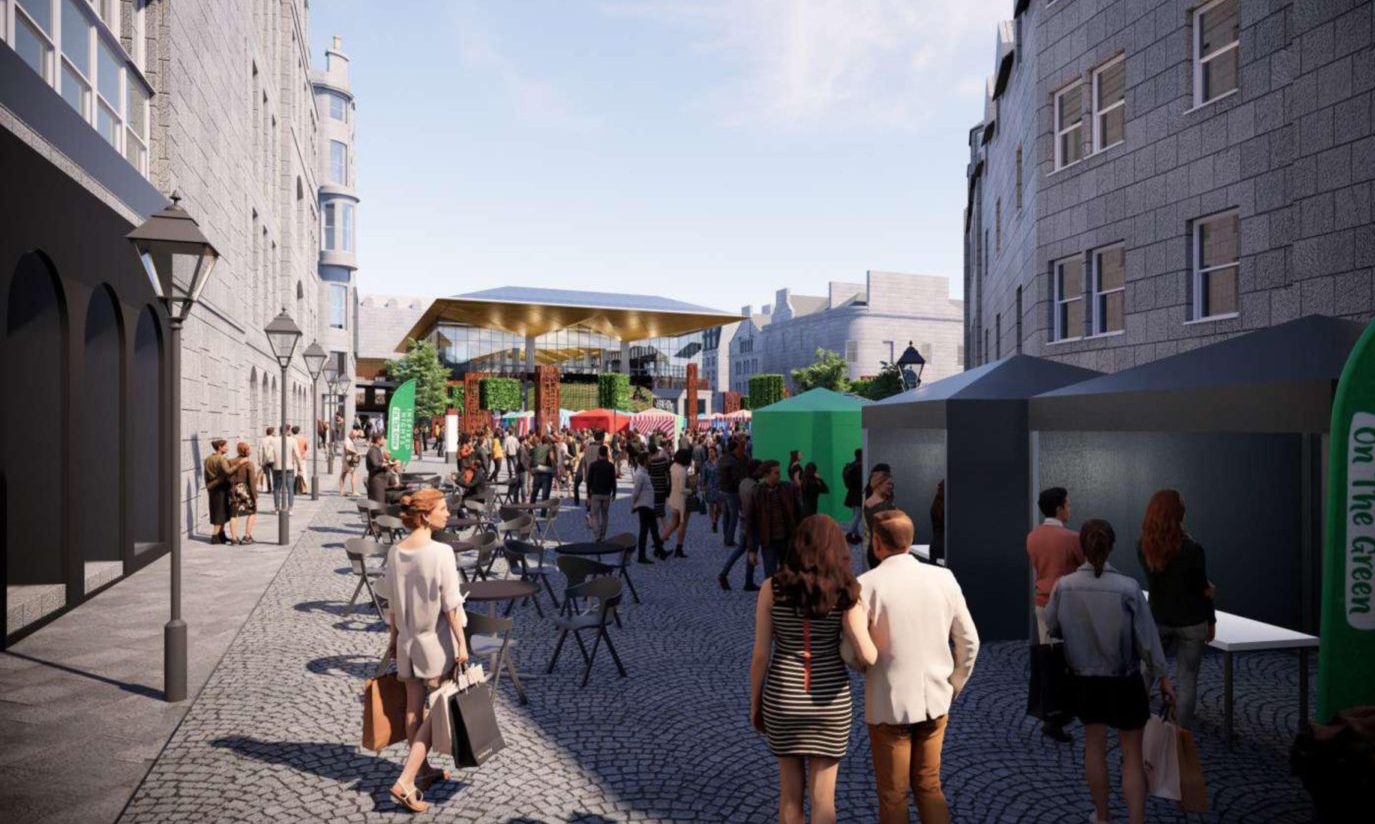 Aberdeen market plans have been backed by city council planners. Image: Halliday Fraser Munro/Aberdeen City Council