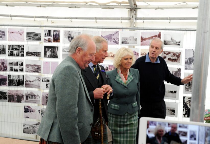 King Charles and Queen Camilla at the Ballater Games. 