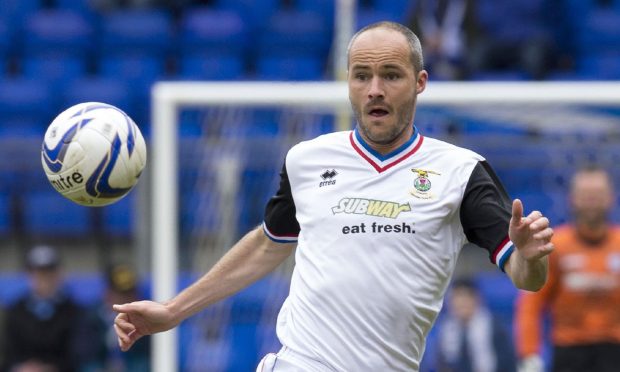 Former Caley Jags defender playing against St Johnstone in 2015. Image: SNS Group