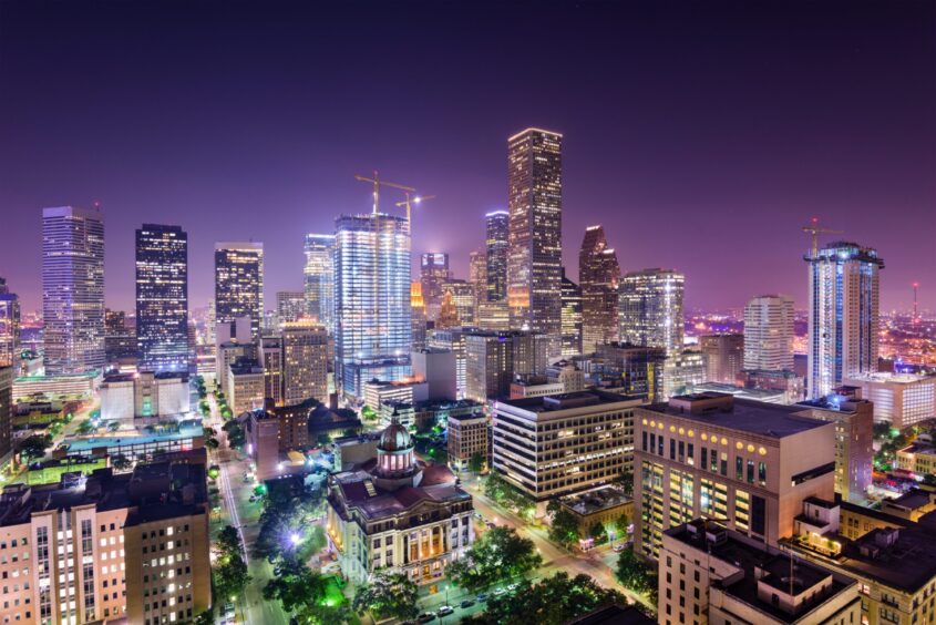 Houston buildings.