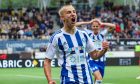 Topi Keskinen of HJK celebrates a goal during the UEFA Champions League second qualifying round match against Molde FK in Helsinki. Image: Shutterstock