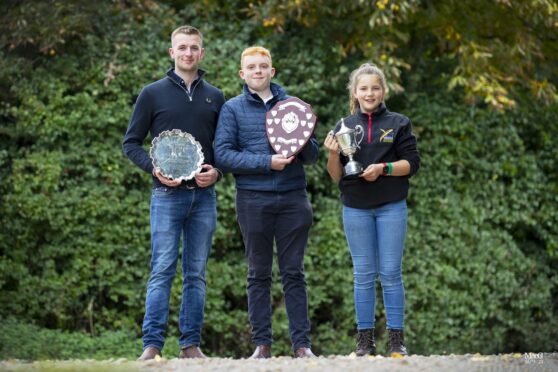 Graeme Rhind, Finlay Hunter and Cameron Barclay were crowned the winners in the UK competition. Picture by MacGregor Photography