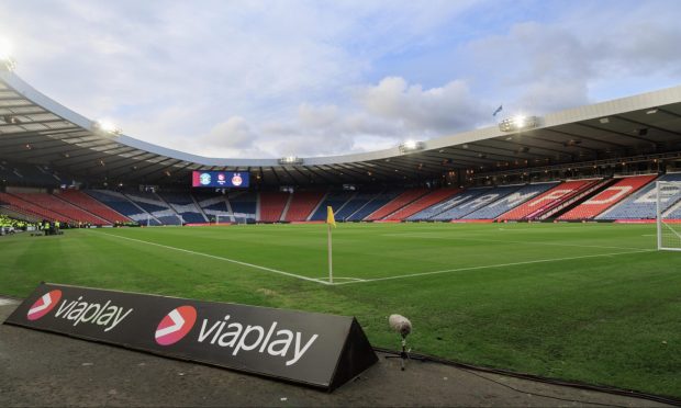 Hampden will host the Viaplay Cup final between Aberdeen and Rangers next month. Image: Shutterstock.