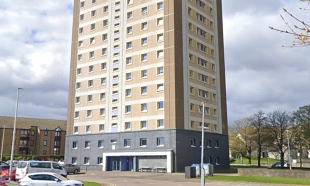 Police are appealing for information after the theft of fire safety equipment at Balgownie Court and St Ninian’s Court.  Picture shows; Balgownie Court.