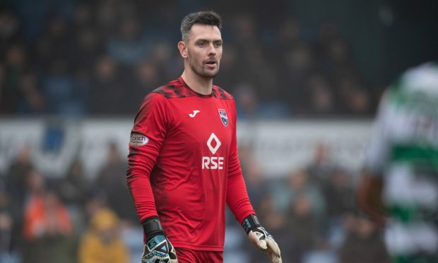 Ross County goalkeeper Ross Laidlaw. Image: SNS