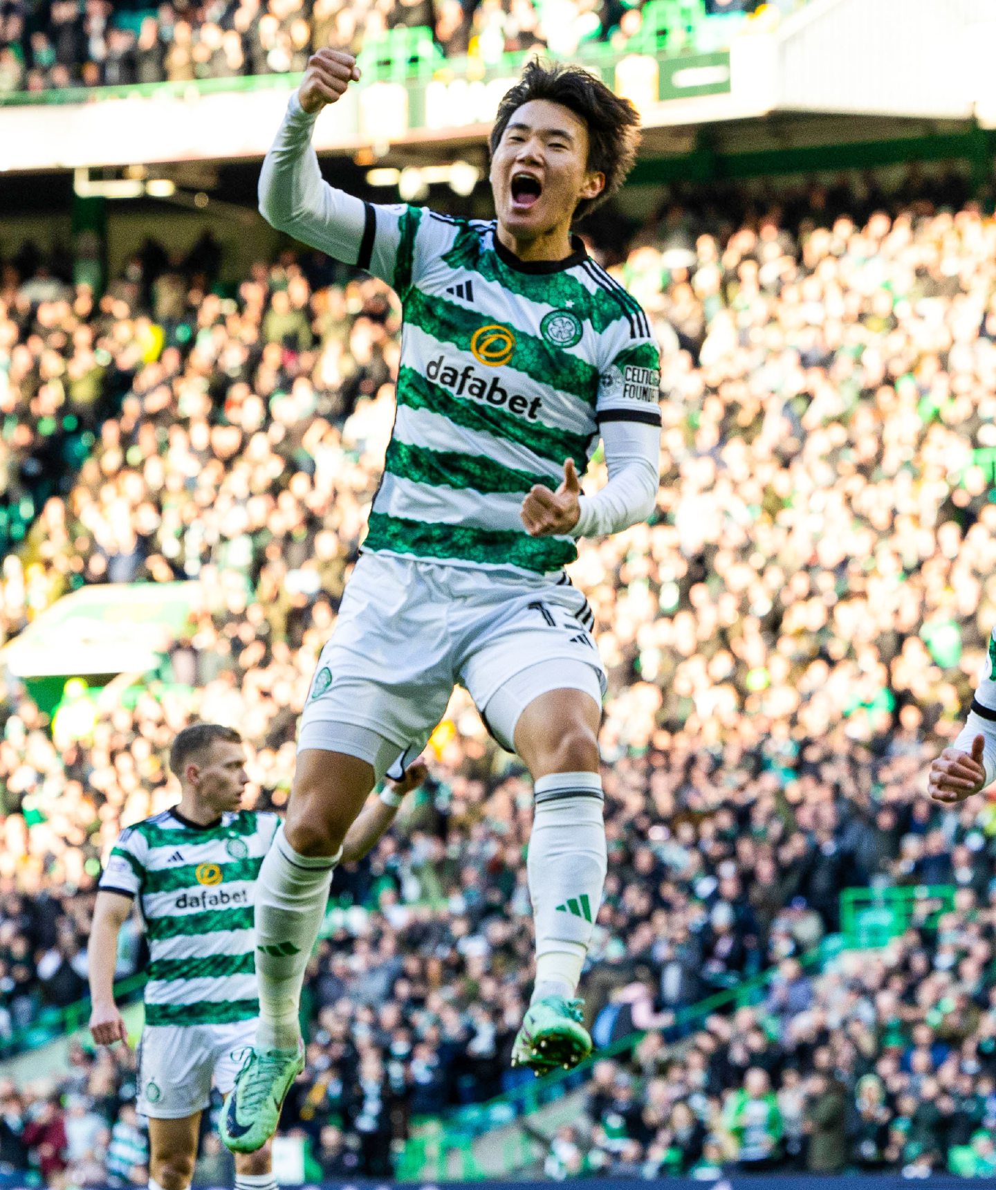 Celtic's Yang Hyun-Jun celebrating