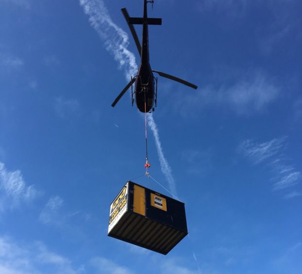 helicopter delivery by the ord group